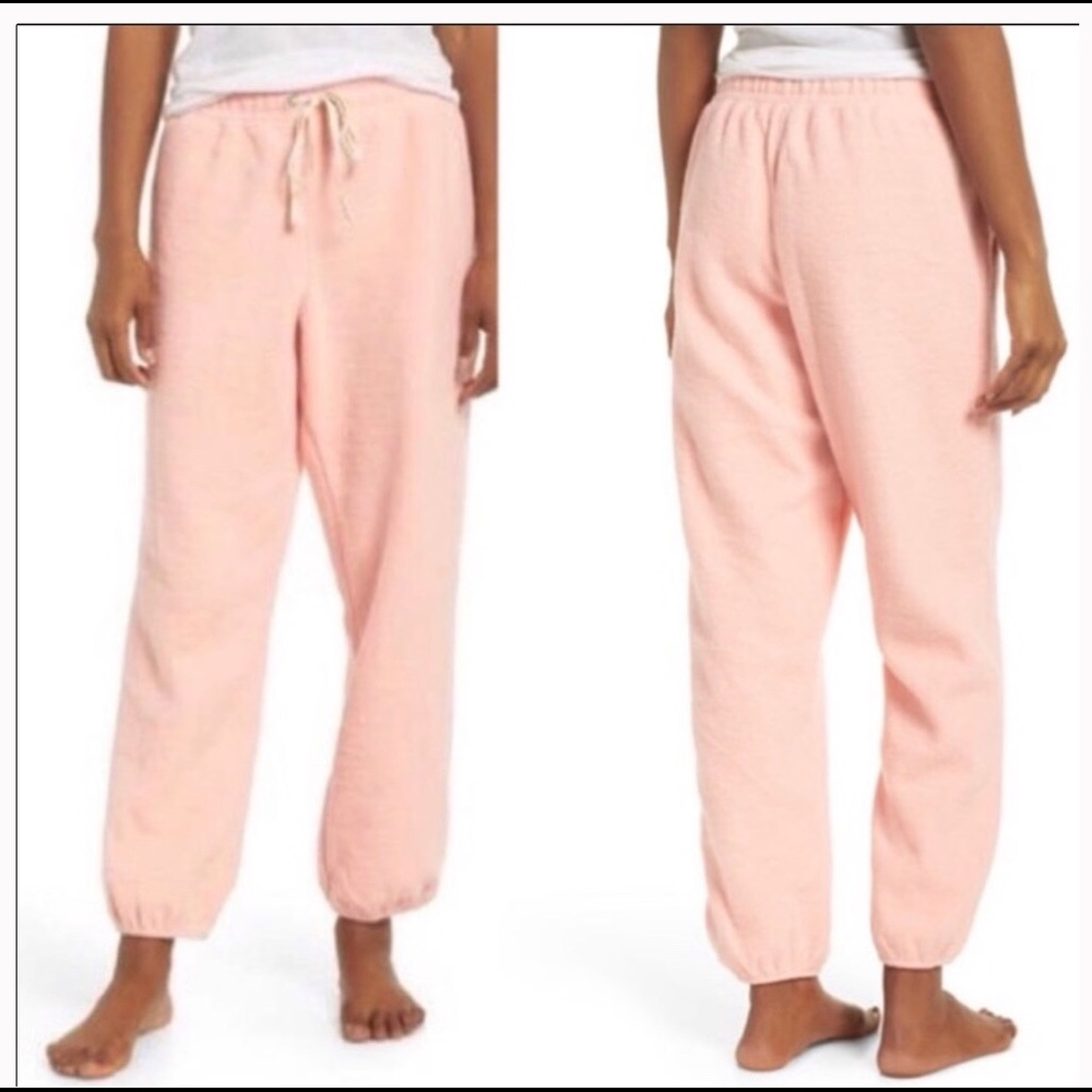 Miles/ Madewell coral colored jogger/sweatpants S